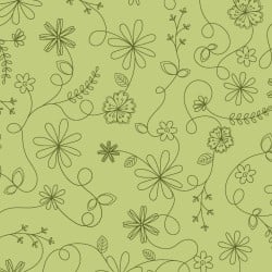 Kimberbell Basics Swirl Floral Fabric MAS8261-G