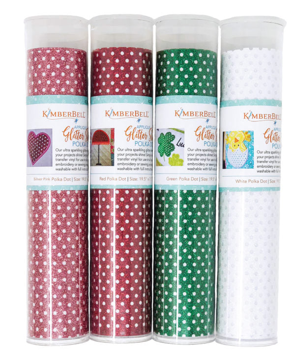 Kimberbell Applique Glitter Sheets - Polka Dot