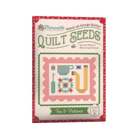 Lori Holt Mercantile Quilt Seeds Pattern Tea & Notions # ST-34022