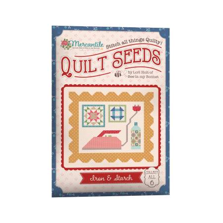 Lori Holt Mercantile Quilt Seeds Pattern Iron & Starch # ST-34027