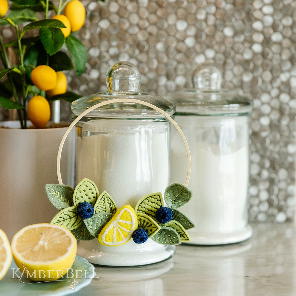 Kimberbell Wool Felt Lemons & Berries (10 Pieces)