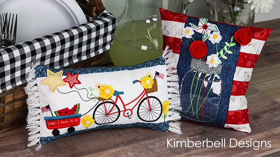 Kimberbell Bench Buddies: May, June, July, Aug, Machine Embroidery CD