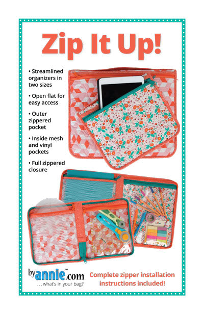 Zip it Up pattern by Annie